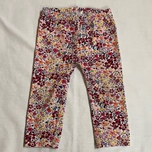 First Impressions floral baby leggings
